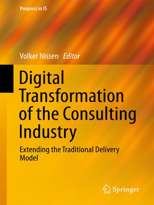 cover image of Digital Transformation of the Consulting Industry